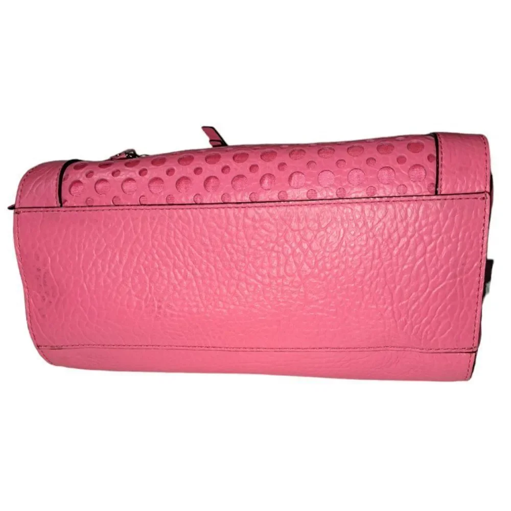 Kate Spade Women's Pink Perri Lane Bubbles Perforated Leather Delaney Purse Bag